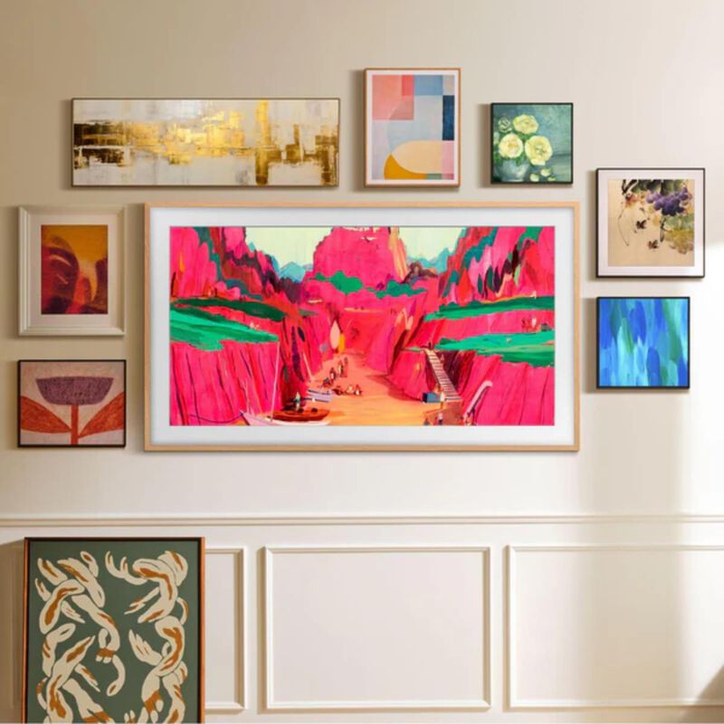 Televisi&oacute;n Pantalla 75 Pulgadas Samsung The Fra... image number null