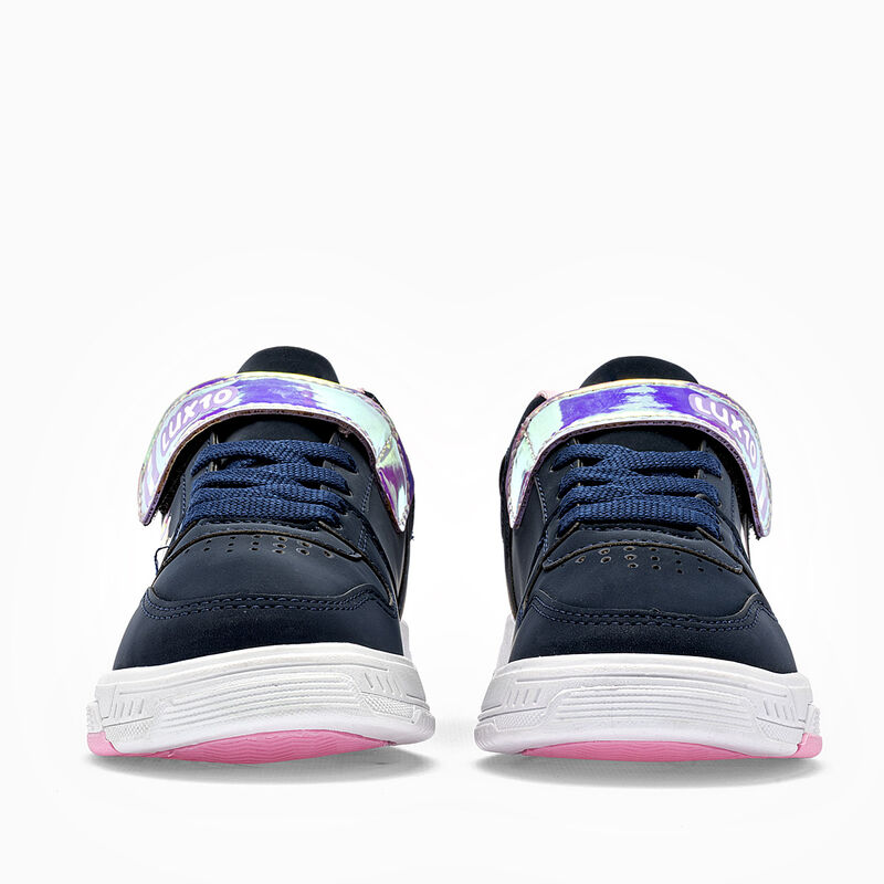 Lux-10 tenis para ni&ntilde;a marino rosa cod 140585-D image number null