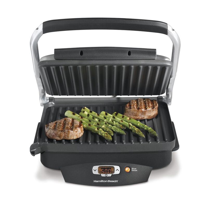 Parrilla Hamilton Beach 25331 Digital Antiadher... image number null