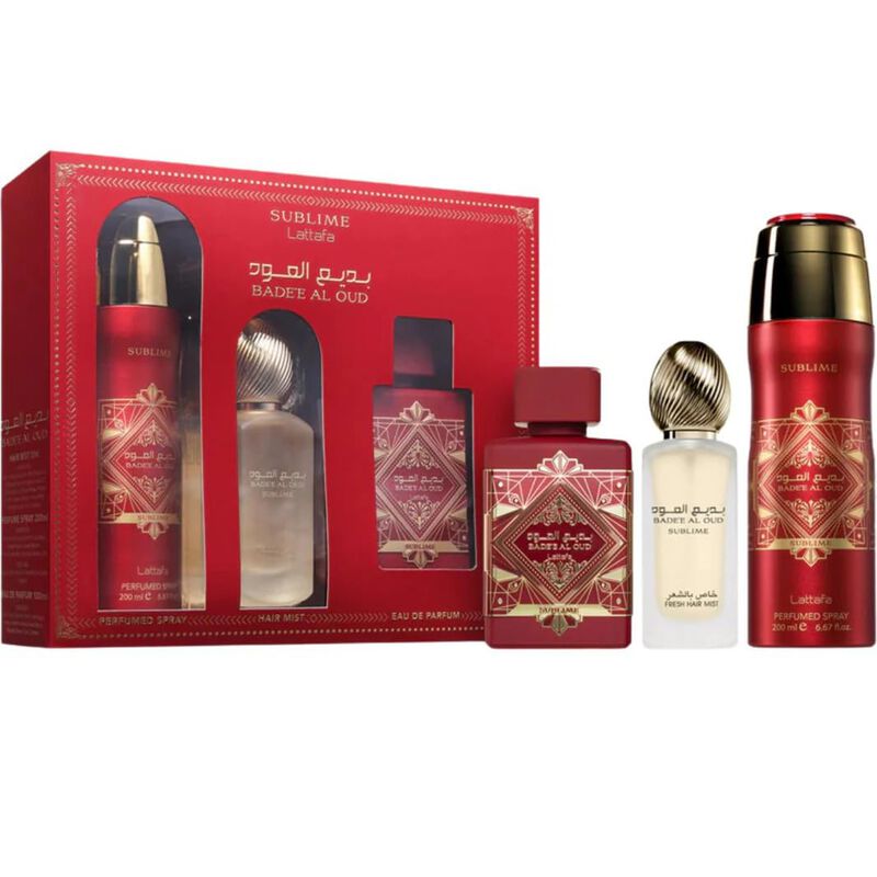 Perfume Lattafa Badee Al Oud Sublime, Juego De ... image number null