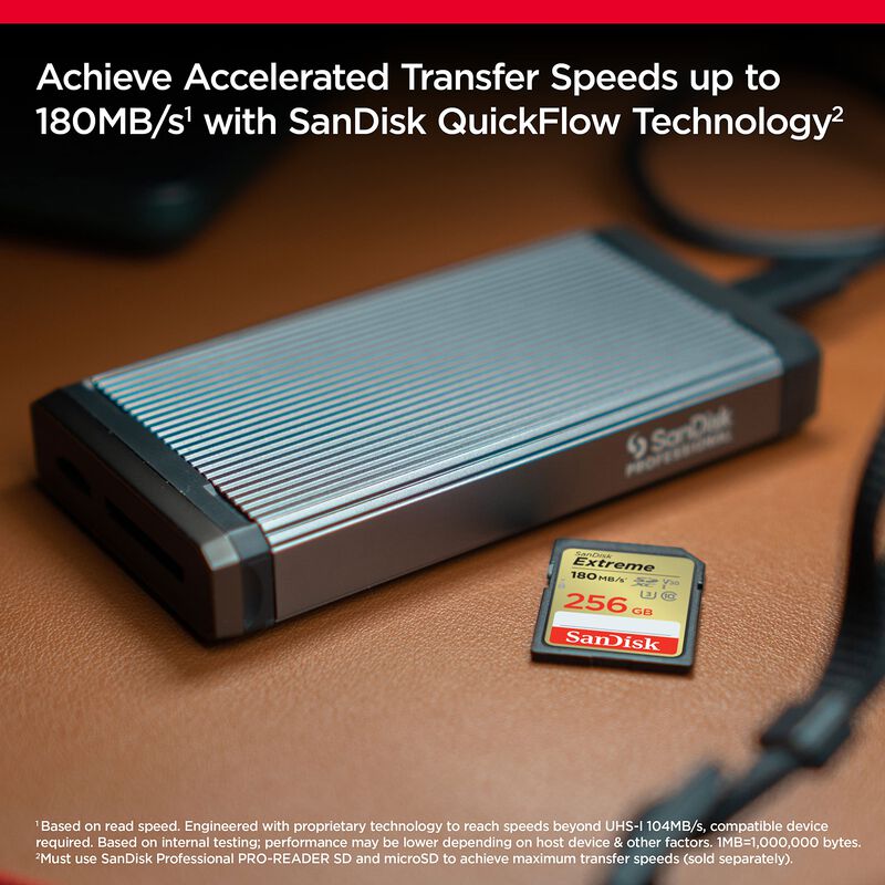 Tarjeta De Memoria Sandisk Extreme Sdxc 256gb U... image number null