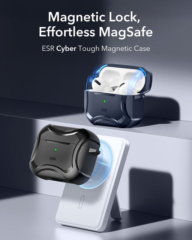Funda Esr Halolock Cyber Series Para Airpods 4 ... image number null