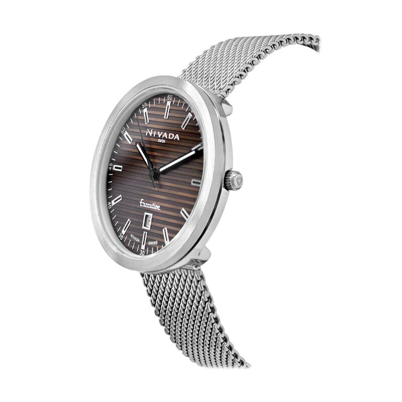 Reloj Nivada Executive Dama Ac/Ac Car&aacute;tula Gris... image number null