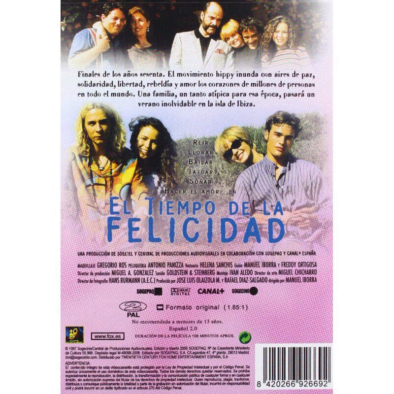 El Tiempo De La Felicidad [dvd] (1997) image number null