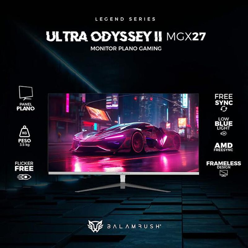 Monitor Gamer Balam Rush Ultra Odyssey Ii Mgx27... image number null