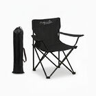 Silla de Camping Plegable Aquila de Capacidad 120 Kg Negra