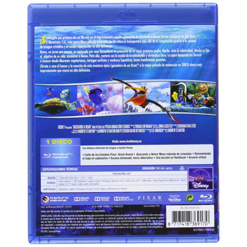Buscando A Nemo [blu-ray] image number null