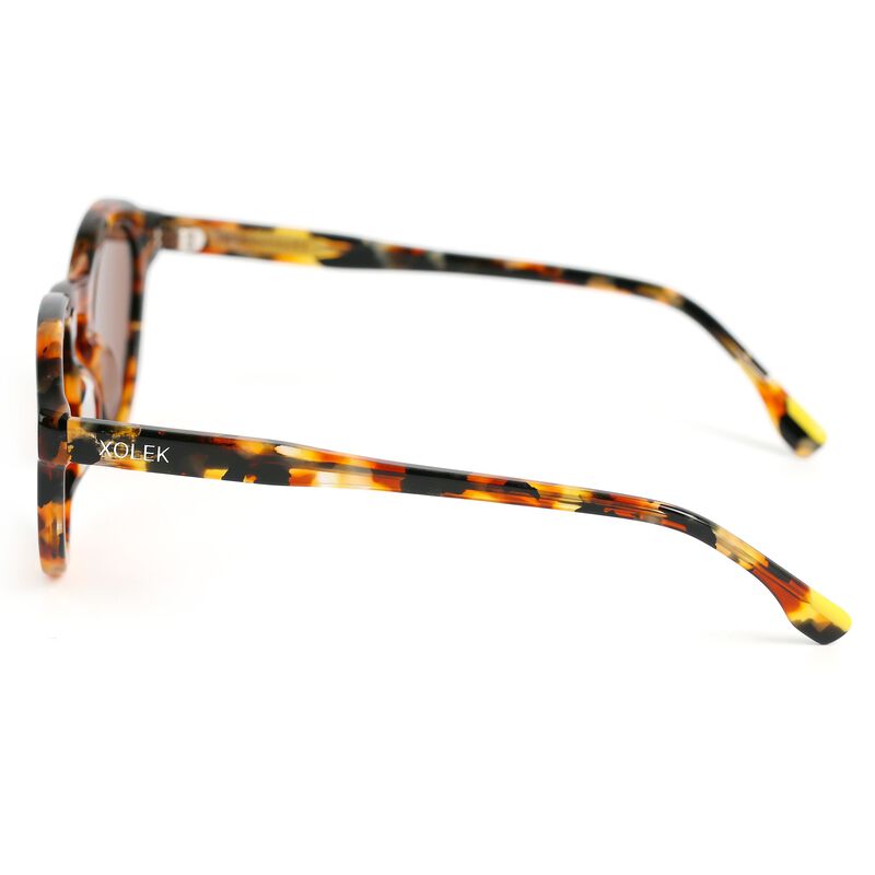 Lentes De Sol Xolek 113 Acetato Retro Animal Uv... image number null