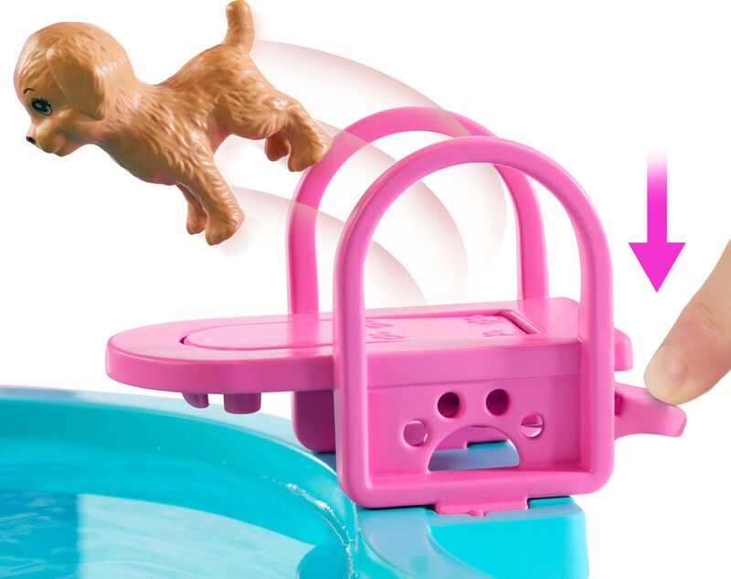 Playset Barbie Dream Pool Con 6 &Aacute;reas De Juego ... image number null