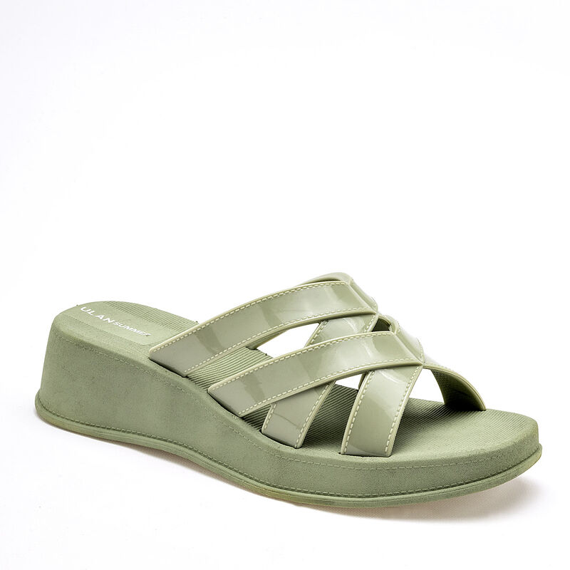 Top Moda Sandalia para mujer verde image number null