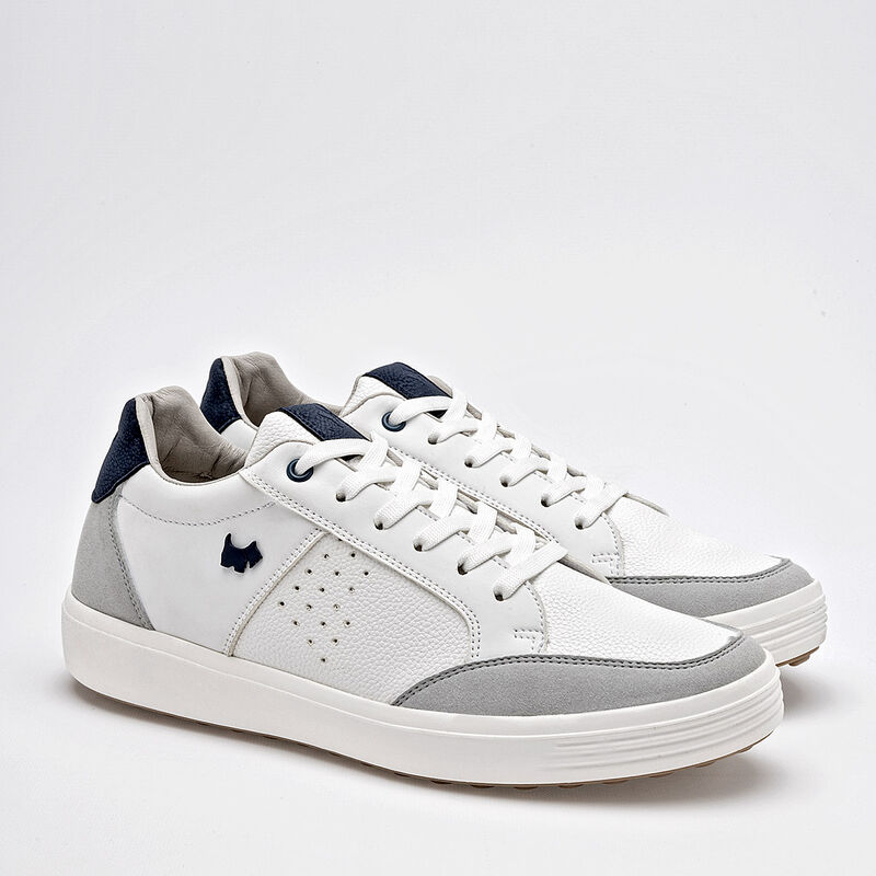 Ferrioni Tenis urbano para hombre blanco gris n... image number null