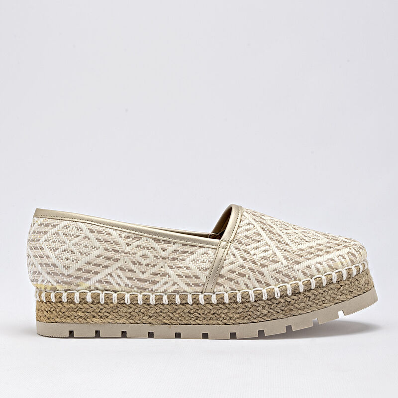 Lady One alpargata para mujer beige cod 140483-... image number null
