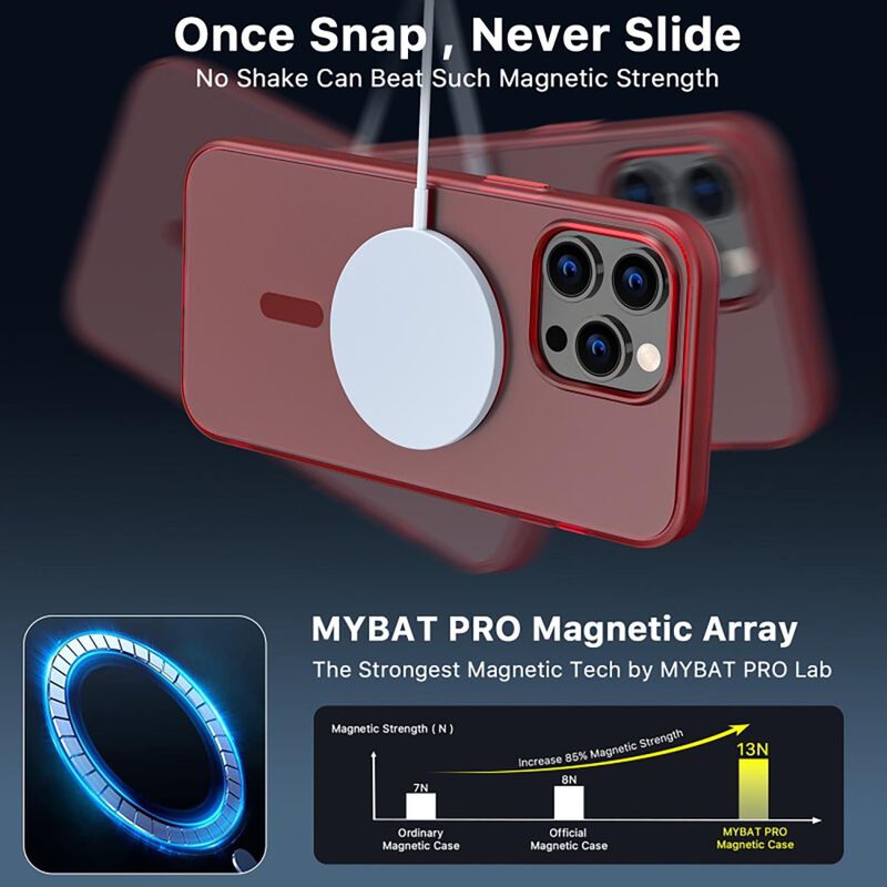 Funda Mybat Shade Mag Para Iphone 14 Pro - Vino image number null