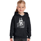 Sudadera Con Capucha Word Art Para Ni&ntilde;a - Astronauta - Negro