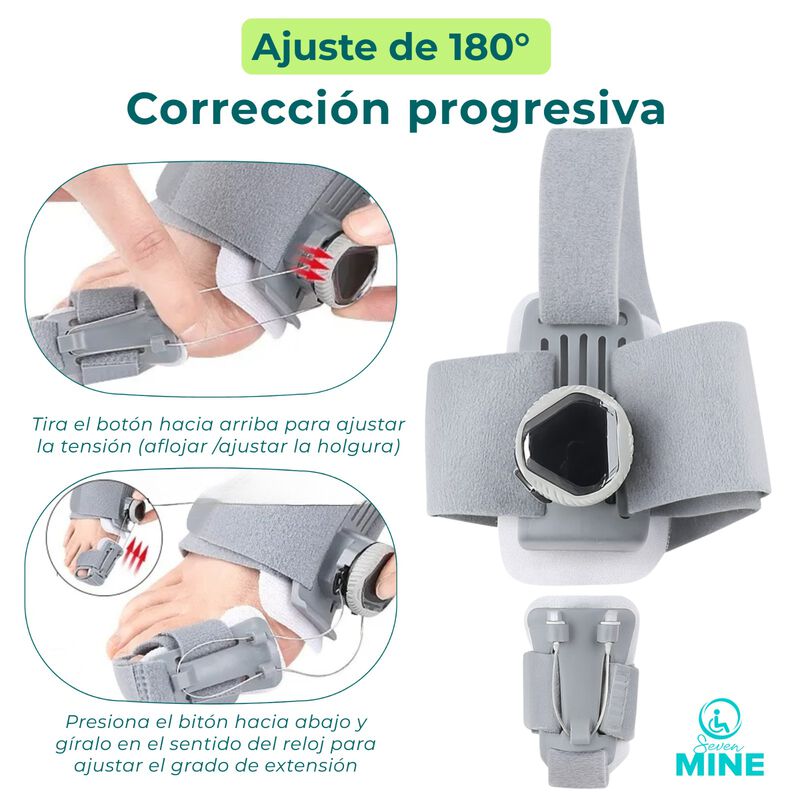 Corrector de Juanetes Ortop&eacute;dico Nocturno con F... image number null