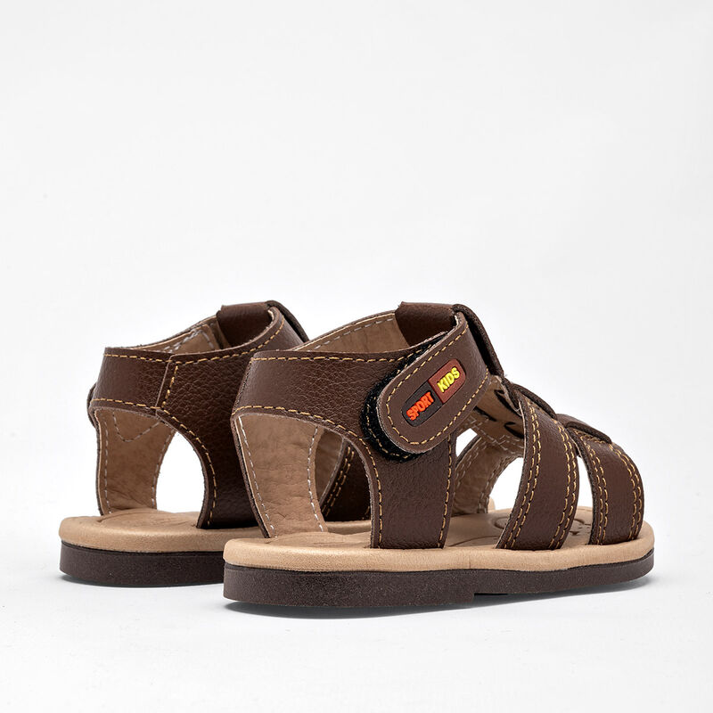 Biberones Sandalia para beb&eacute; ni&ntilde;o caf&eacute; image number null