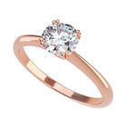 Anillo de Compromiso de 14K con Diamante de Laboratorio 0.50 CT F VS1 Talla 6.5 ORO ROSA 14K - / M440-50-14R-LG-65