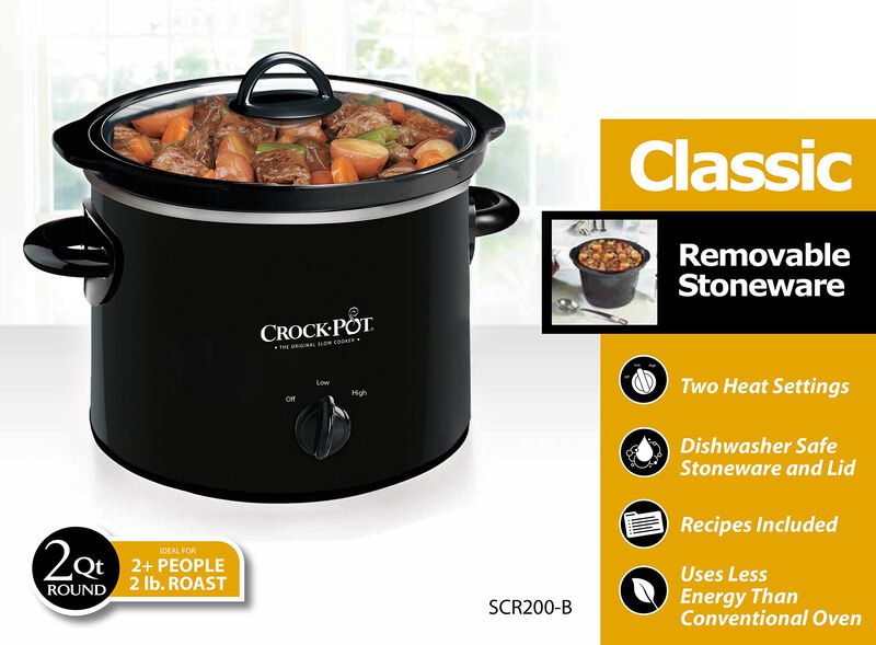 Olla De Cocci&oacute;n Lenta Crockpot&reg; De 2 Cuartos De... image number null