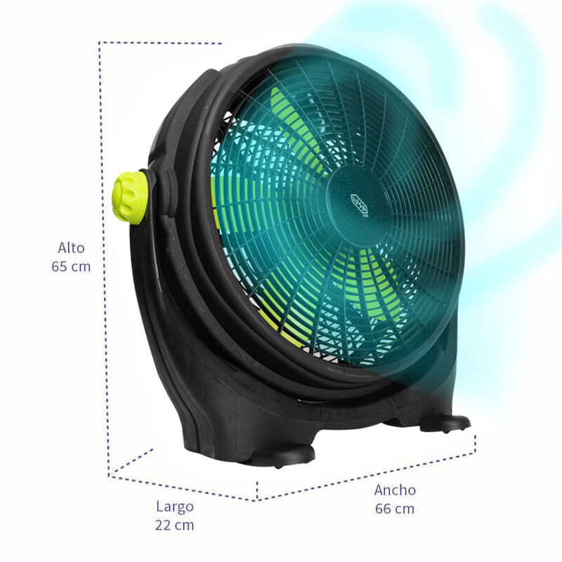 Ventilador de Piso IUSA de 20 con Perilla de 3 ... image number null