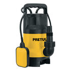 Bomba Sumergible Pl&aacute;stica 1 Hp para Agua Sucia Pretul