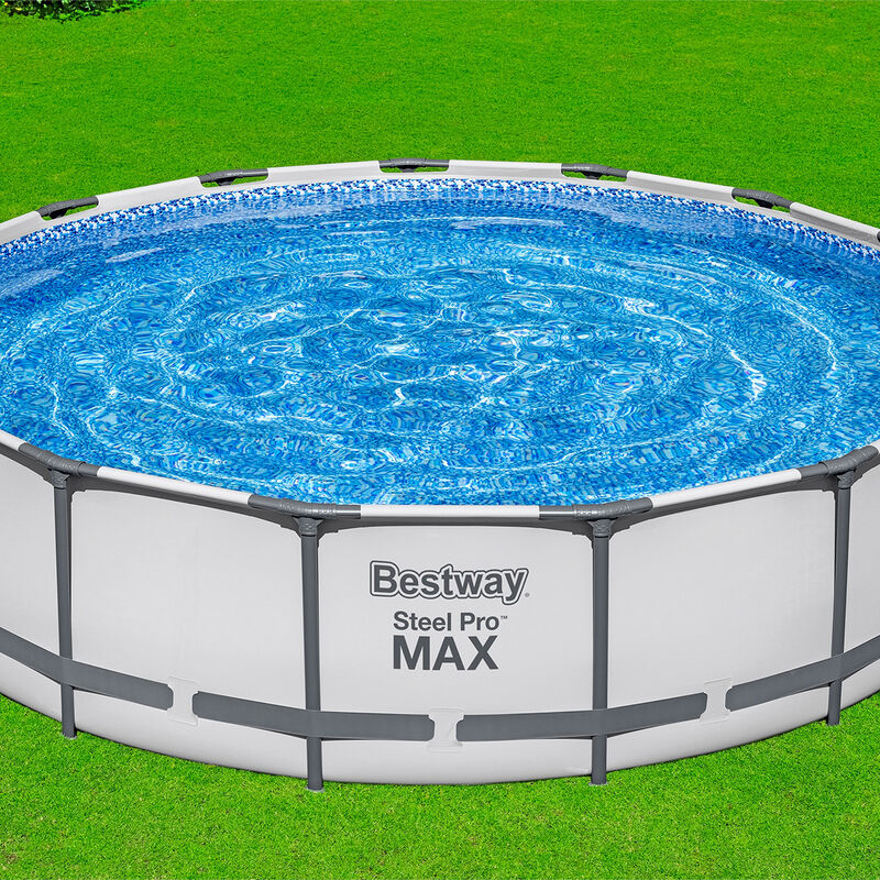 Alberca R&iacute;gida con Estructura Bomba Escalera y ... image number null