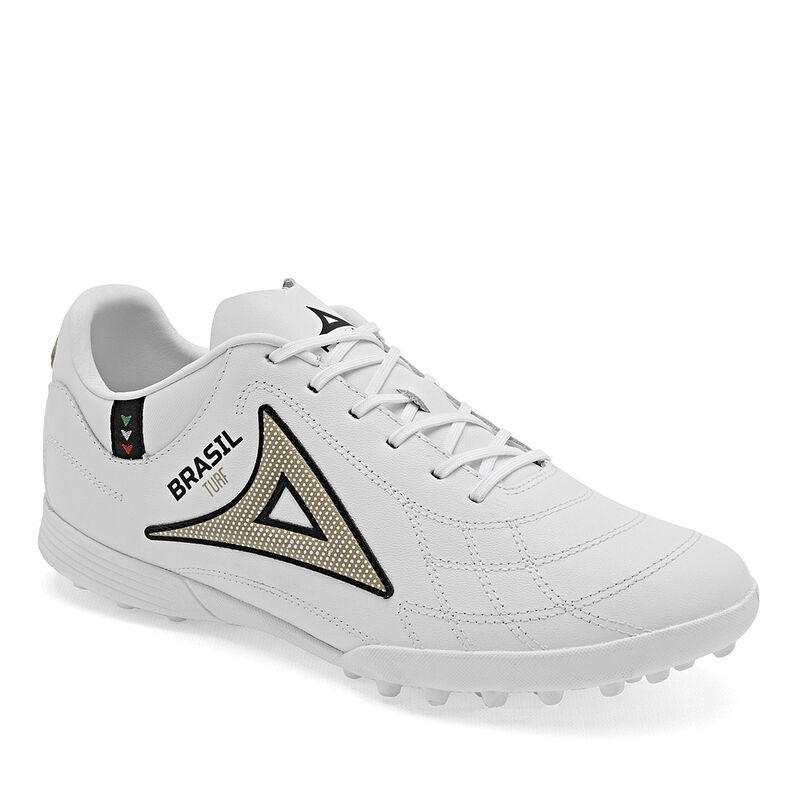 Pirma Tenis De F&uacute;tbol Para Mujer Blanco Dorado ... image number null