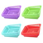 Cestas De Almacenamiento Jucoan Pack De 20 25x18x6 cm Coloridas Y Apilables