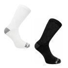 Fruit of the Loom 5 Pares de Calcetas para Niño, Color Blanco y Negro Punta y Talón ,Talla Mediana, Afelpadas