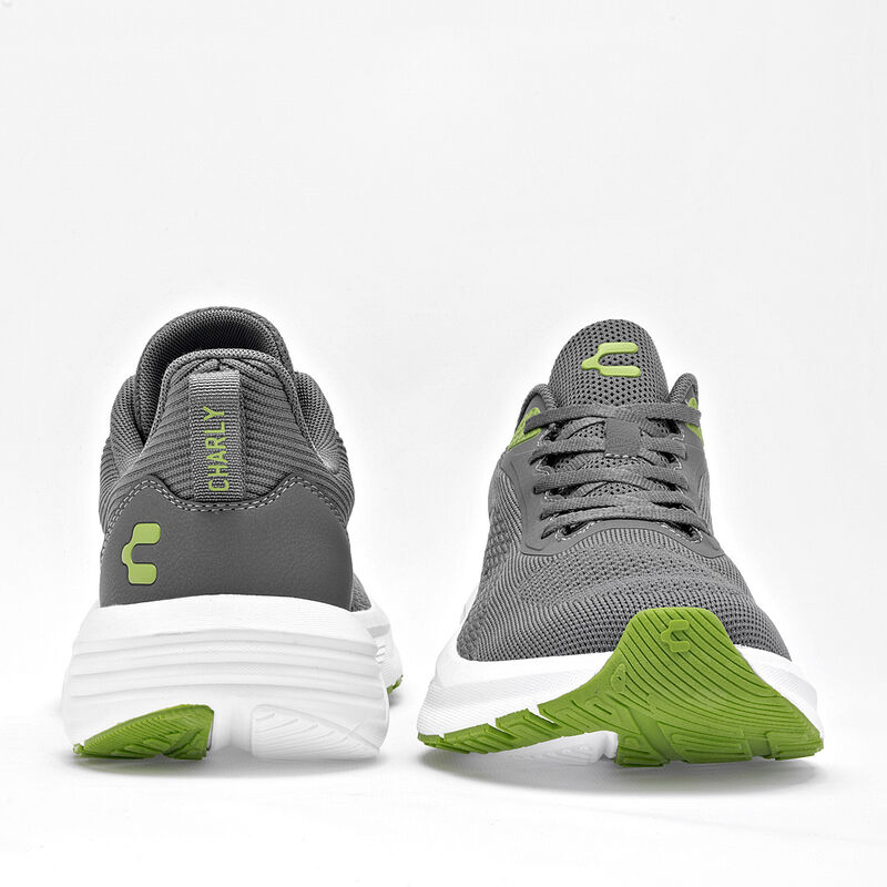 Charly Tenis deportivo para hombre. Gris, runni... image number null