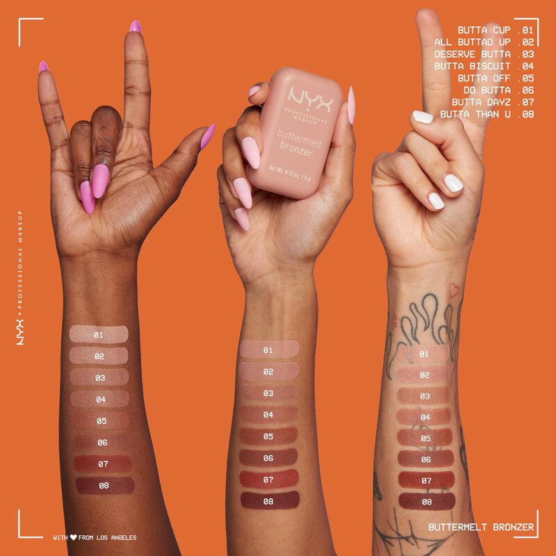 Maquillaje Profesional Bronzer Nyx Matte Butter... image number null
