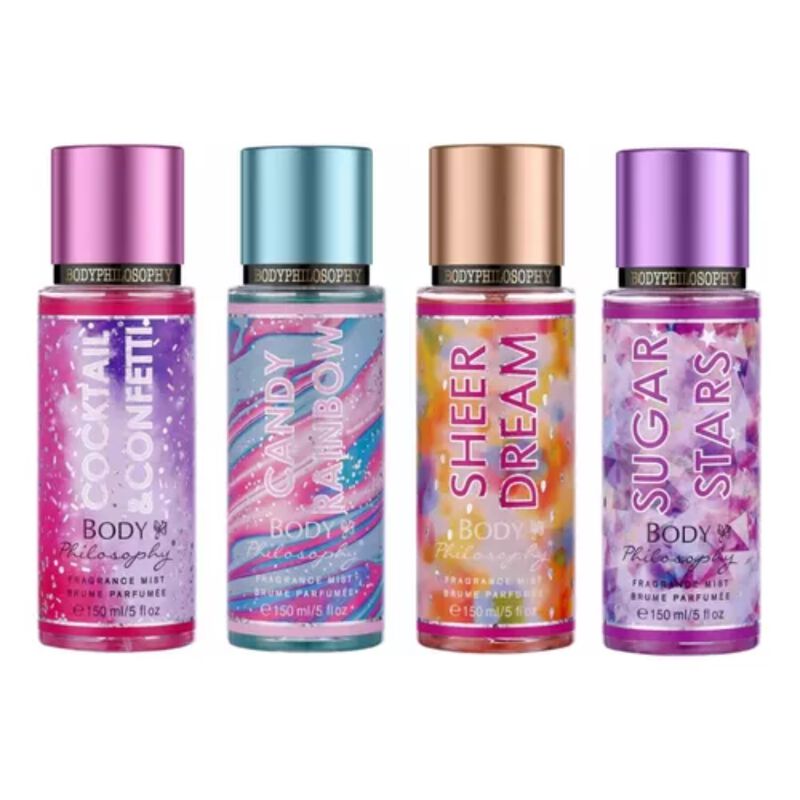 Pack 4 Body Fragrance Mist Philosophy Perfume F... image number null