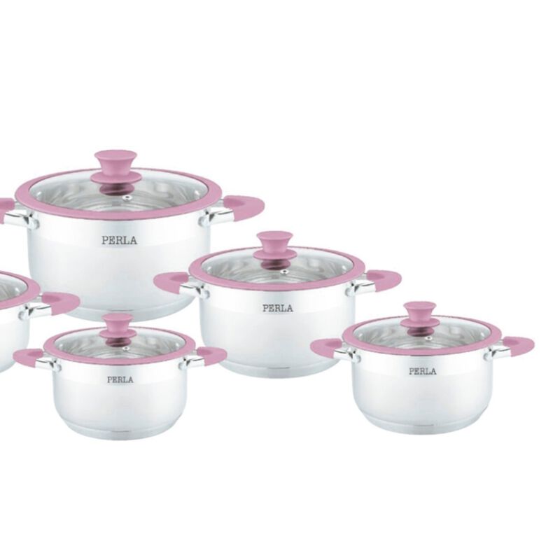 Bater&iacute;a de Cocina Perla R011RS Rebeca 10 Piezas... image number null