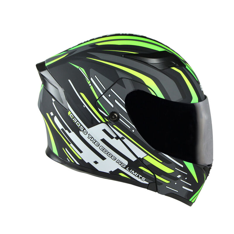 Casco Abatible Para Moto Edge Boss Skybreaker C... image number null