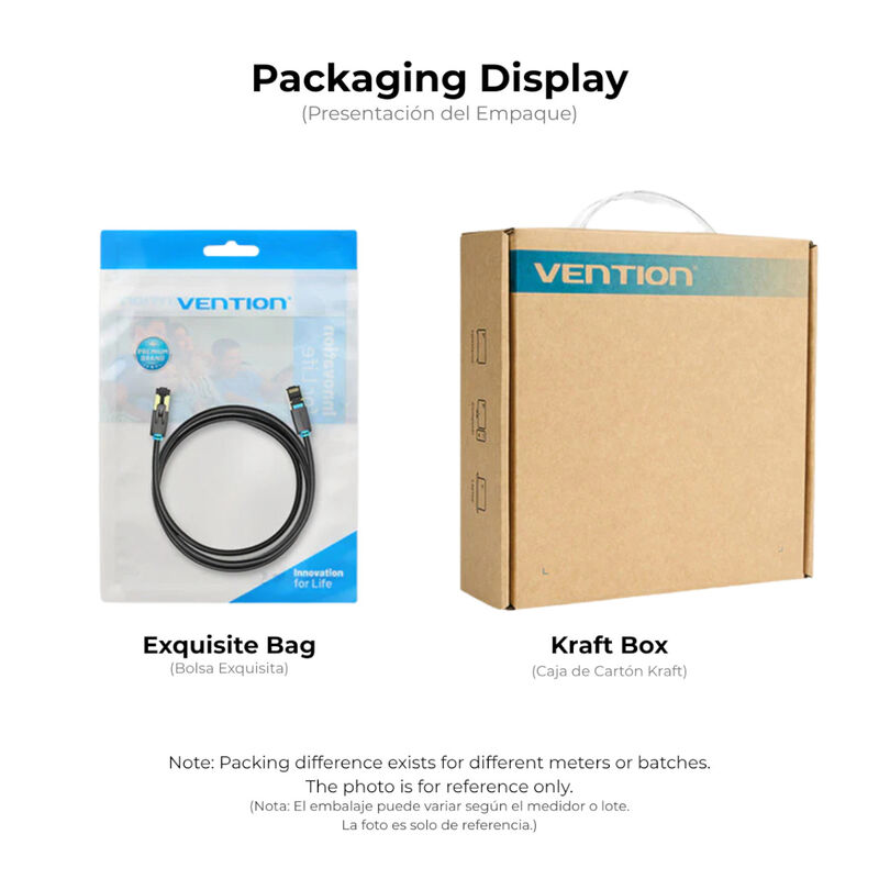 Cable Red VENTION IKABI Cat8 3Mt 40 Gbps y 2000... image number null