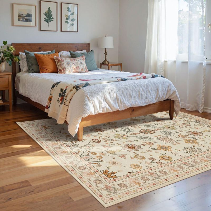 Alfombra De &Aacute;rea Rugxara 122 &times; 183 cm Dise&ntilde;o Fl... image number null