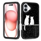 Funda Bfukvou para iPhone 17 de 6.3" con Soporte Integrado, 3 Capas