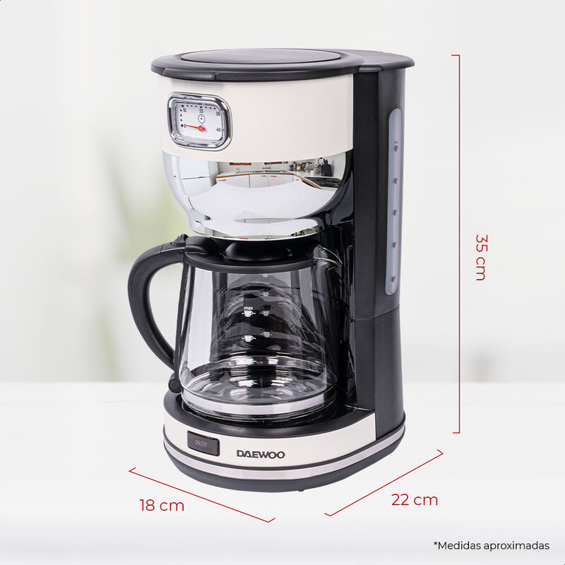 Cafetera Autom&aacute;tica Daewoo 10 tazas filtro reut... image number null