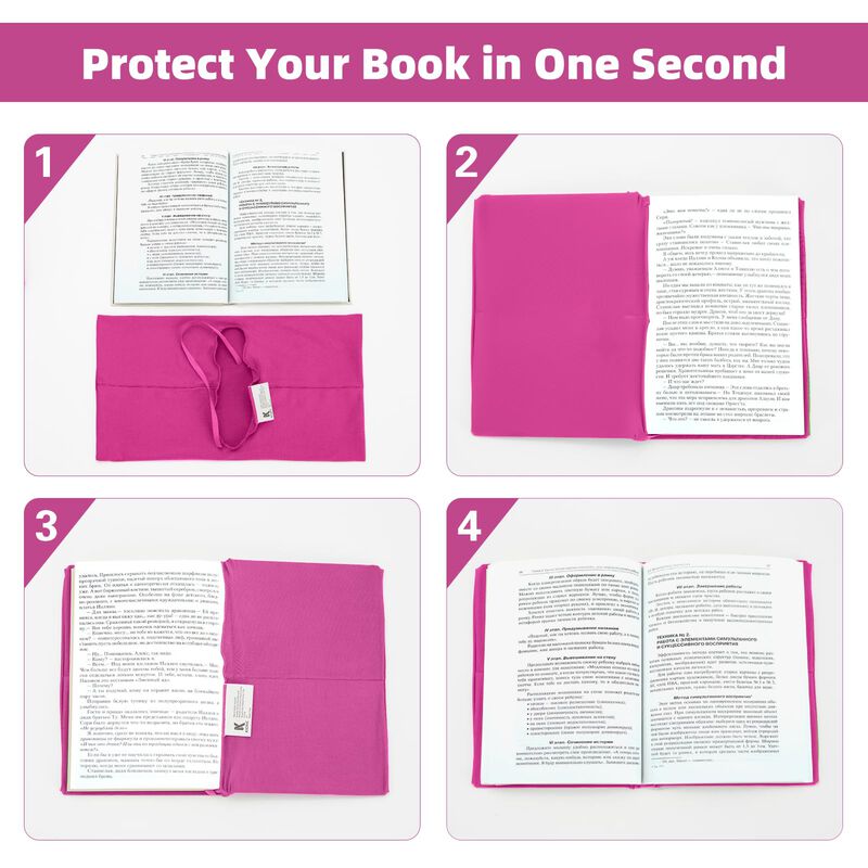 Fundas El&aacute;sticas Para Libros Kicnic Pack De 7 U... image number null