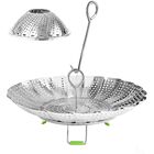 Cesta de Vapor Kznxcvi Ajustable Acero 14-24 cm