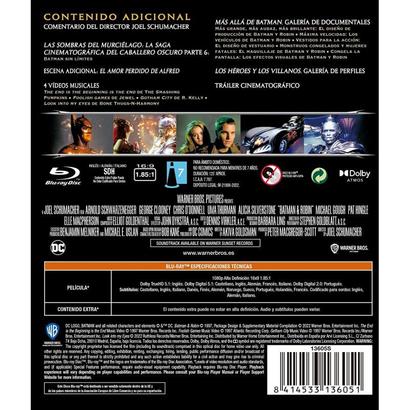 Batman y Robin (Blu-ray) [Blu-ray] image number null