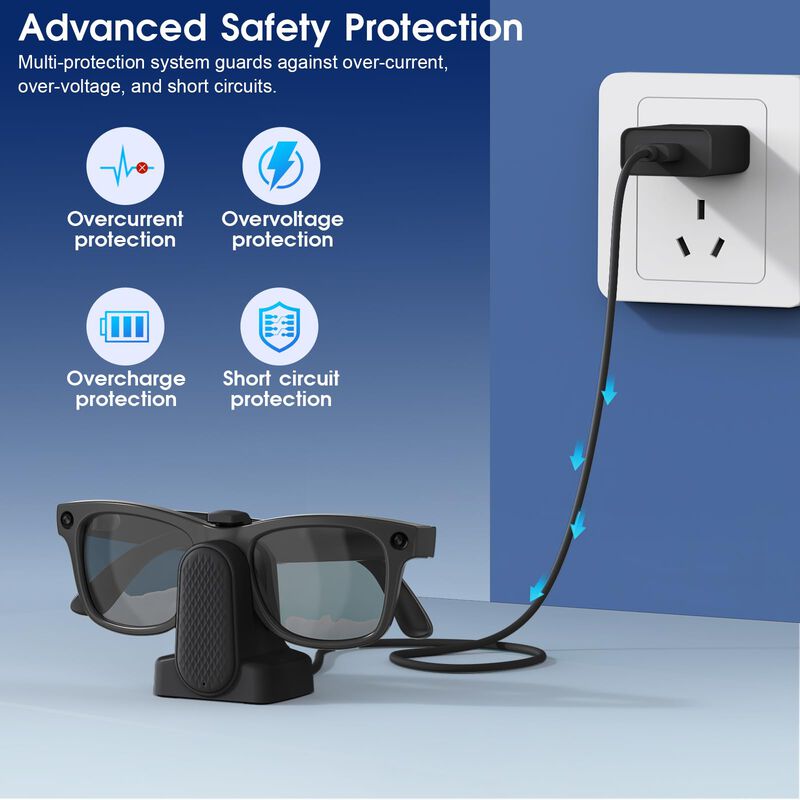 Base De Carga Y Cargador Para Gafas Inteligente... image number null