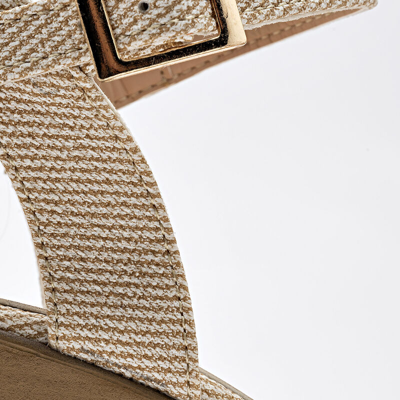 Moramora Sandalia Para Mujer Beige Cod 132563-e image number null