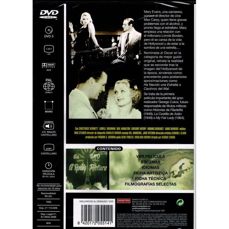 Hollywood Al Desnudo (dvd) image number null