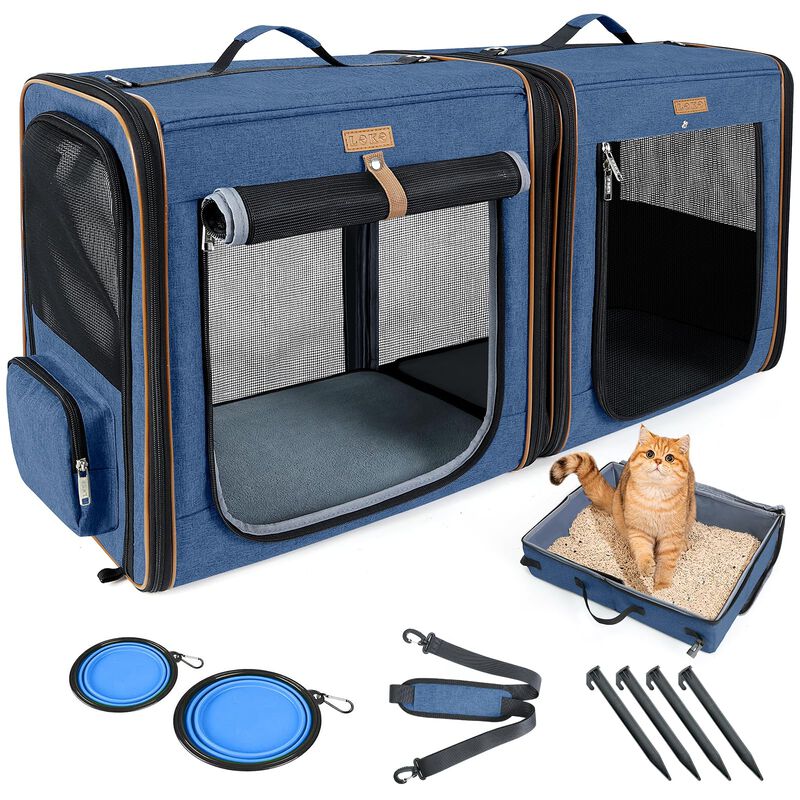 Transport&iacute;n Para Gatos Lekereise 45x42x33 Cm 2 ... image number null