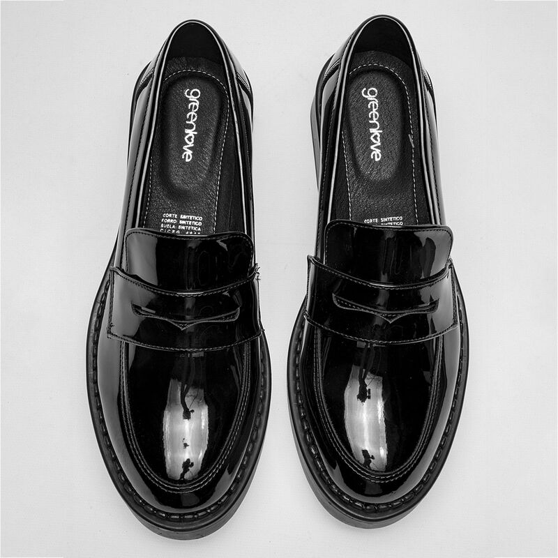 Green Love Zapatos para mujer negro charol image number null