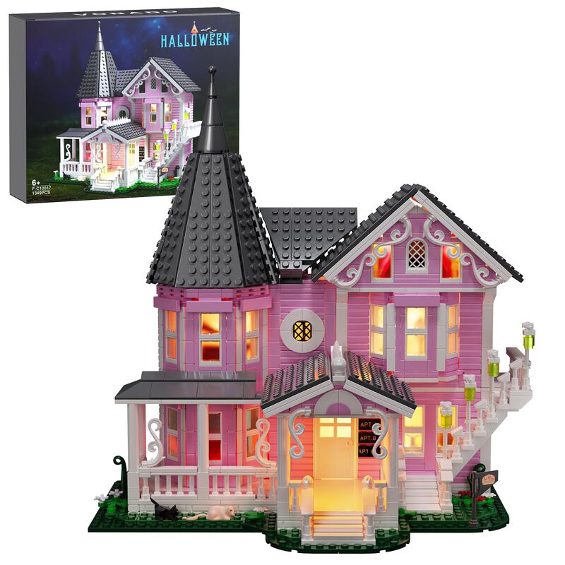 Set De Construcci&oacute;n Ziqilighting Pink Palace Ho... image number null