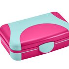 Estuche R&iacute;gido Para L&aacute;pices Lockermate Rosa Y Azul