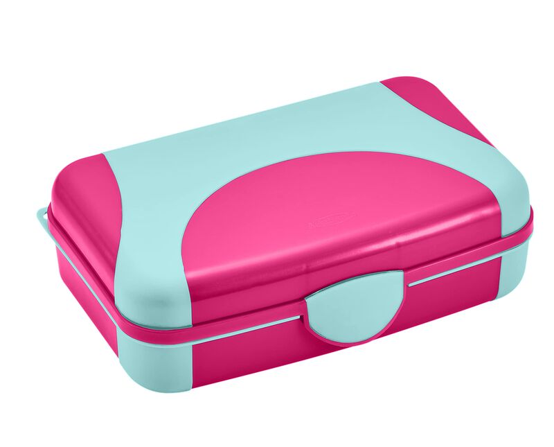 Estuche R&iacute;gido Para L&aacute;pices Lockermate Rosa Y A... image number null