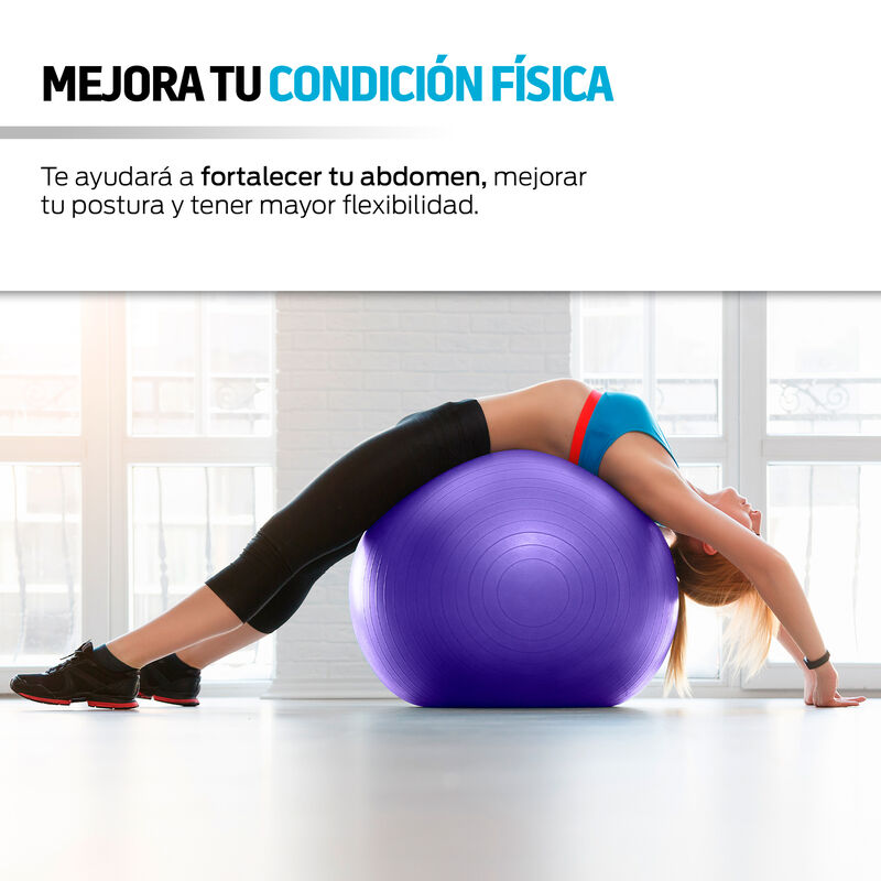 Pelota de Yoga Púrpura Redlemon image number null
