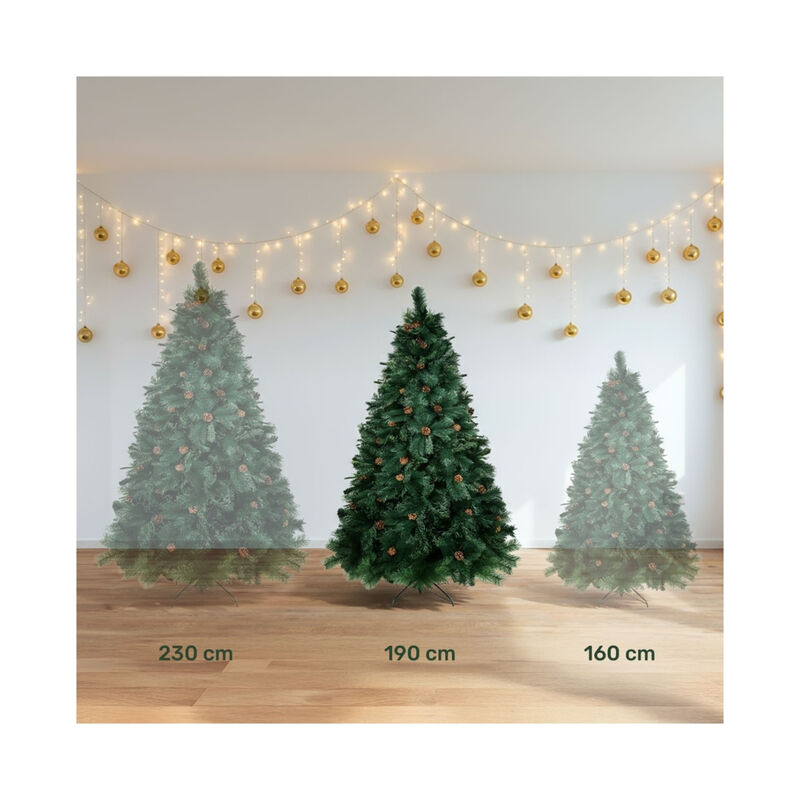 Arbol Navidad Verde Escoces Doble Rama Frondoso... image number null